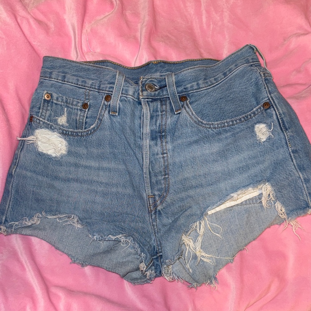 Levi’s denim Distressed Women Shorts